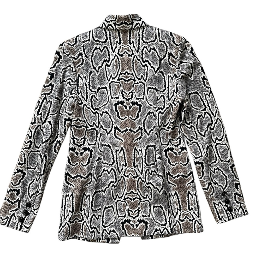 Cabi Python Double Breasted Blazer Size 2 - image 3